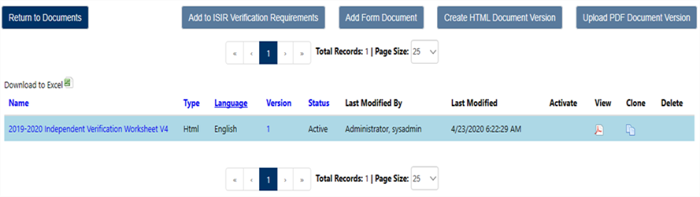 Upload PDF Document Version
